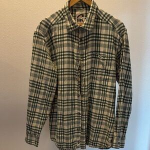 Mountain Khakis green and white plaid